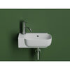 Ceramica Nova Element CN6074L Рукомойник подвесной прямоугольный с отверстием под смеситель (чаша слева, отверстие под смеситель справа), 40.3x24.9, цвет: белый