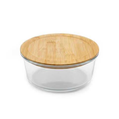 Контейнер стеклянный Fårö, круглой формы, с крышкой, 620 мл