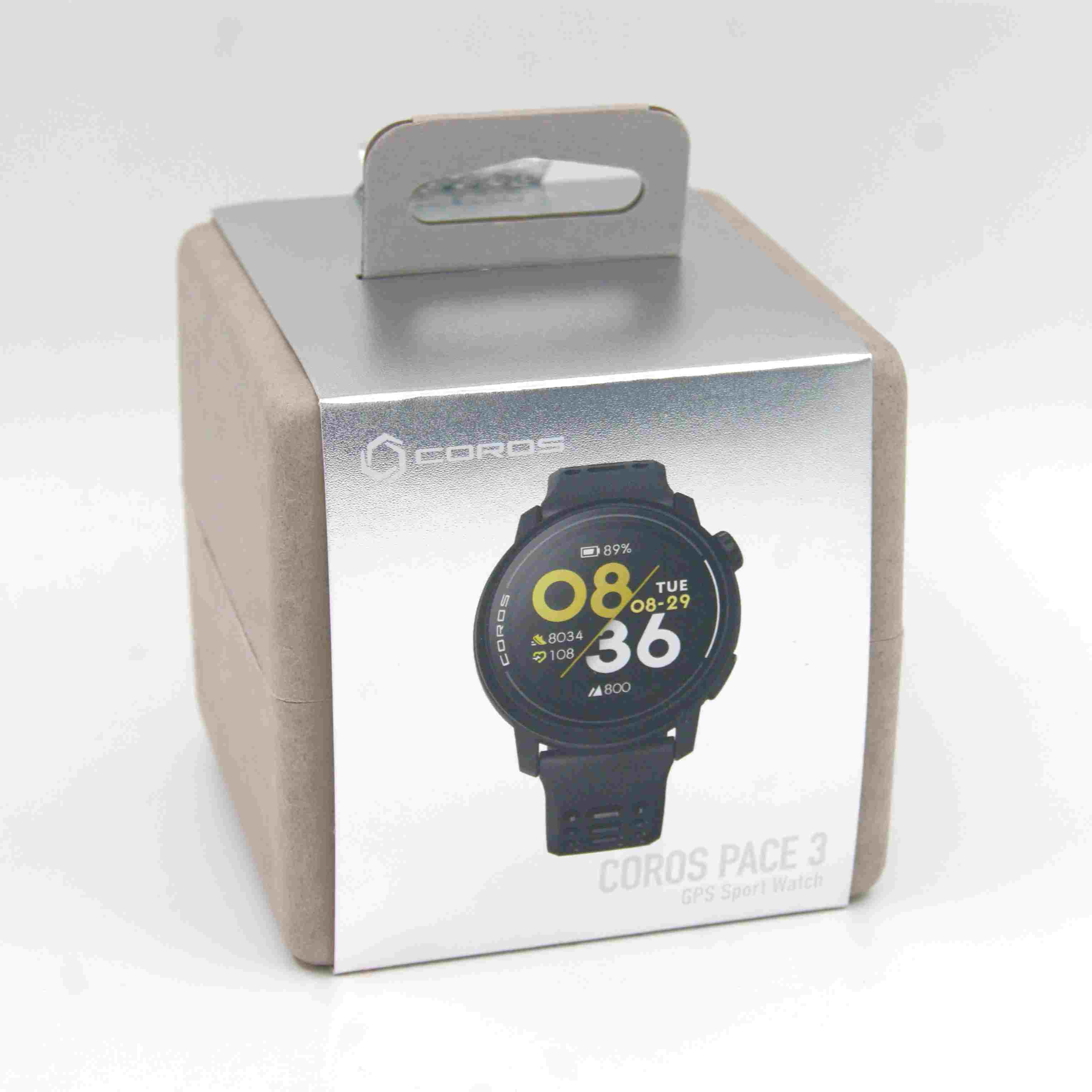 Coros Pace 3 Black Silicone