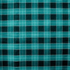 Ткань Пикачу клетка для школьной формы, 225 гр/м2, 150 см, Бирюзово-синий
