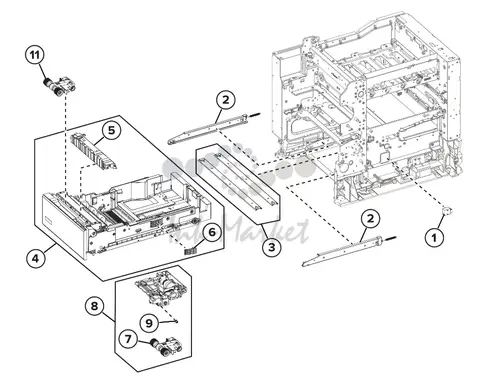 Xerox 116R00038 Paper Tray Maintenance Kit