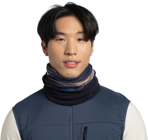 Картинка шарф-труба Buff Polar Arky Navy - 3