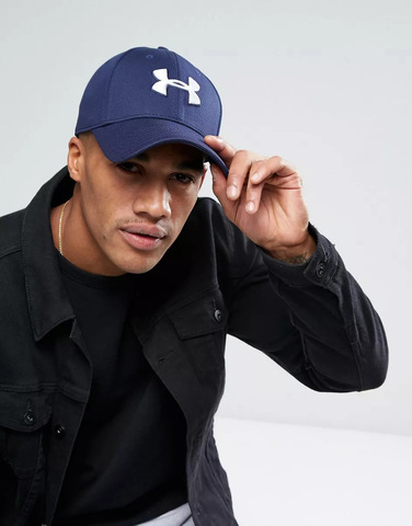 Картинка кепка Under Armour Blitzing 3.0 Cap синий - 2