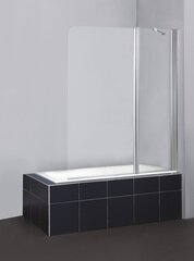 BelBagno SELA-V-11-120/140-P-Cr-L Шторка на ванну. Стекло 5 мм, матовое, хром, левосторонняя фото