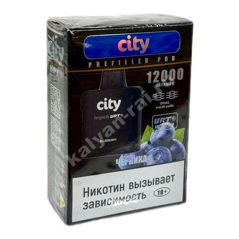 Картридж City Energy Pro URT - Черника 12000 затяжек