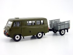 UAZ-3962 with trailer 1:43 Agat Mossar Tantal