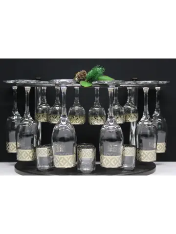 Барный набор 18 предметный с Бокалом