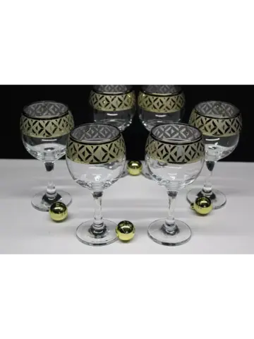 Фужеры для вина 6 штук "Геометрия"