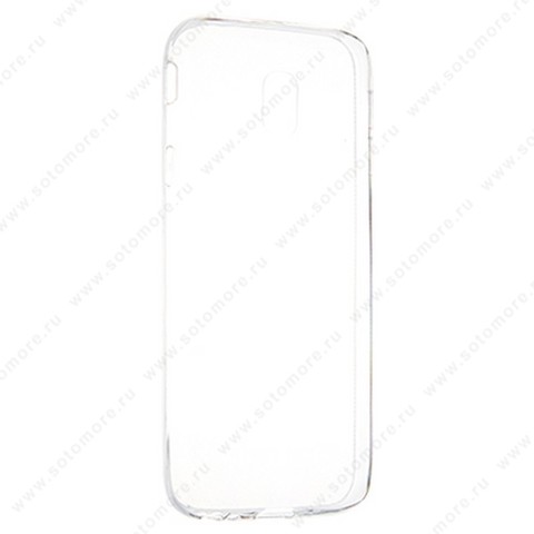 Накладка силиконовая ультра-тонкая для Samsung Galaxy J3 J330 2017 прозрачная