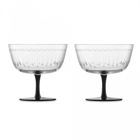 Набор бокалов в форме чаши для коктейля 2 шт Glamorous, 260 мл