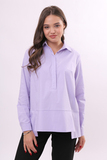 Рубашка для беременных 16302 сиреневый