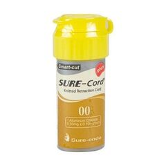 Нить ретракционная Sure-Cord Plus 00 254см из микрофибры с пропиткой алюминия хлорида