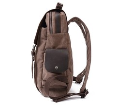 Рюкзак из кожи и ткани Bug 065 Coffee