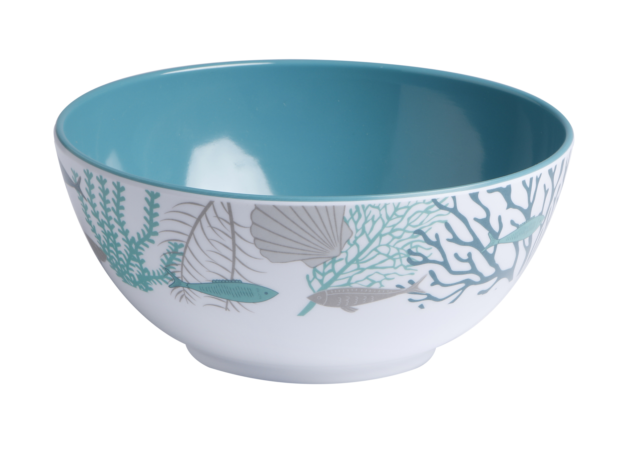 MELAMINE INDIVIDUAL BOWL COASTAL, SET 6 Un