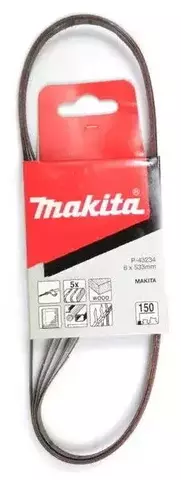 Шлифлента Makita 9х533 мм К120 5шт Р-43290