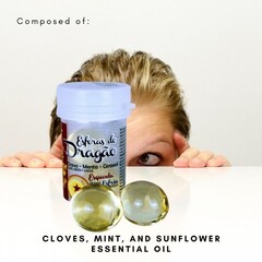 Лубрикант DRAGON BALL на масляной основе в виде 2-х шариков с охлаждающе-разогревающим эффектом.