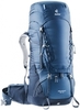 Картинка рюкзак туристический Deuter Aircontact 55+10 midnight-navy - 1