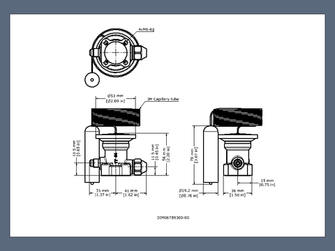 Термочувствительный элемент TE 5 Danfoss 067B3501