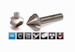 Зенковка ц/х 90° 20,5мм HSS-G 3z DIN335C L63мм d10мм M10(BF) Bucovice(CzTool) 746205