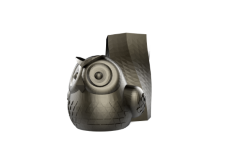 Катушка пластика E-steel ESUN 1.75 мм 1кг., серебристая