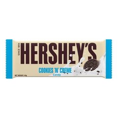 Шоколад Hershey's Cookies 'n' Creme с печеньем и кремом 40 гр