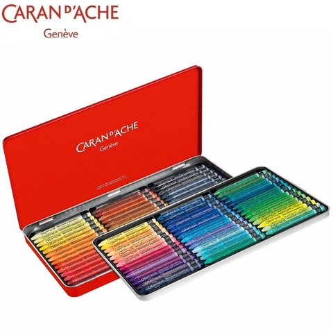 Набор акварельной пастели Caran d'Ache Neocolor® II Aquarelle, 84 цвета (7500.384)