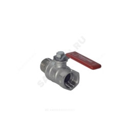 Кран шаровой латунь хром R254DL Ду 20 Ру42 ВР/НР рычаг Giacomini R254LX004