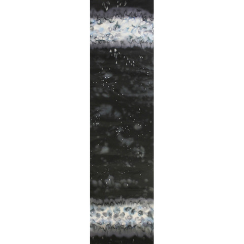 Шелковый шарф батик Ночь 185x43 см