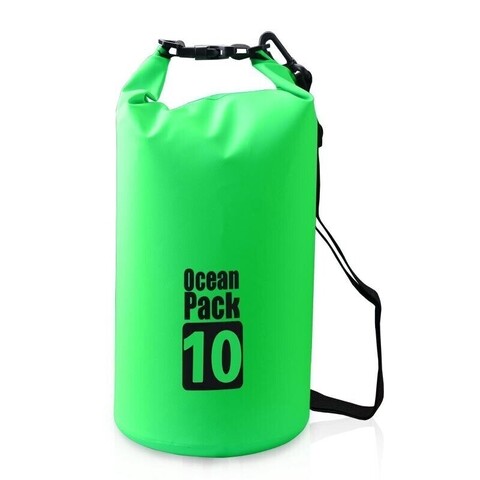 Водонепроницаемая сумка-мешок Ocean Pack 10 L, цвет зеленый