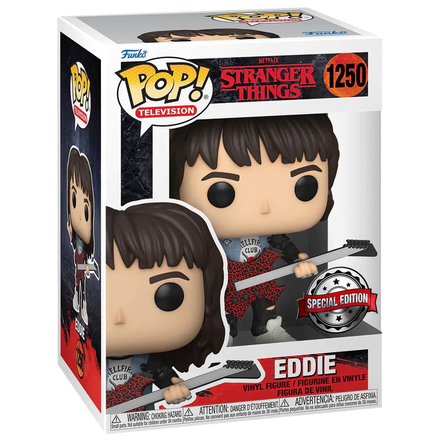 Funko POP! Stranger Things: Eddie w/ Guitar (Exc) (1250) – купить