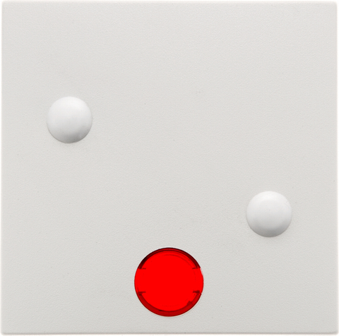 Выключатель одноклавишный, кнопочный (замыкатель с 2 раздельными сигнальными контактами) в комплекте с 5 линзами 10 А 250 В~. Цвет Полярная белизна. Berker (Беркер). S.1 / B.3 / B.7. 15721909+503101+1687