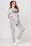 Спортивные брюки для беременных 03220 серый