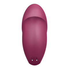 Клиторальный стимулятор с вибрацией Satisfyer Tap&Climax 1 бордовый