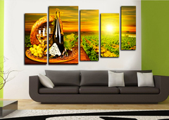 Модульная картина "Конец рабочего дня"