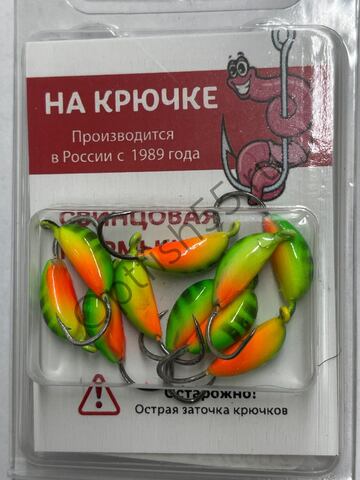 Мормышка На крючке Банан 4мм