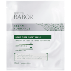 Маска тканевая Doctor Babor Clean Formance Hemp Fiber Sheet Mask