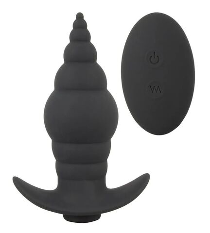 Черная анальная вибропробка RC Butt Plug - 9,6 см. - Orion You2Toys 05530850000