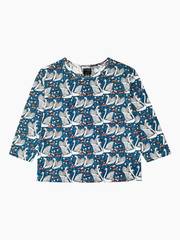 Лонгслив оверсайз Mjölk Лебеди