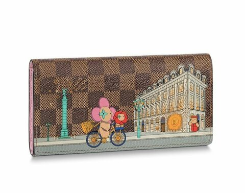 Женский кошелек Louis Vuitton Sarah коричневый