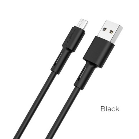 USB - micro USB, 5А, 1м, черный Borofone BX31