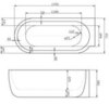 BelBagno BB39-OVF-BRN Слив-перелив для BB03/BB09, бронза