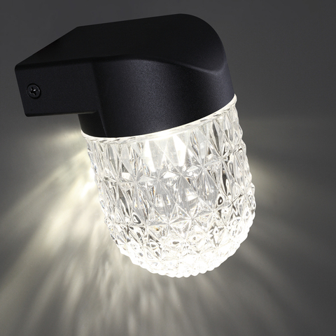 Уличный настенный светодиодный светильник 359295 STREET NT24 000 черный IP65 LED 7W 4000K 175-265V ESTIMA