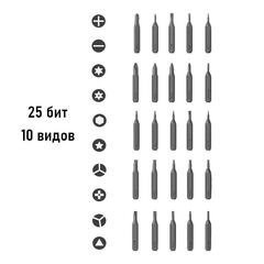 Электрическая отвертка Duka Atuman E1 Electric Precision Screwdriver Set (25 бит)