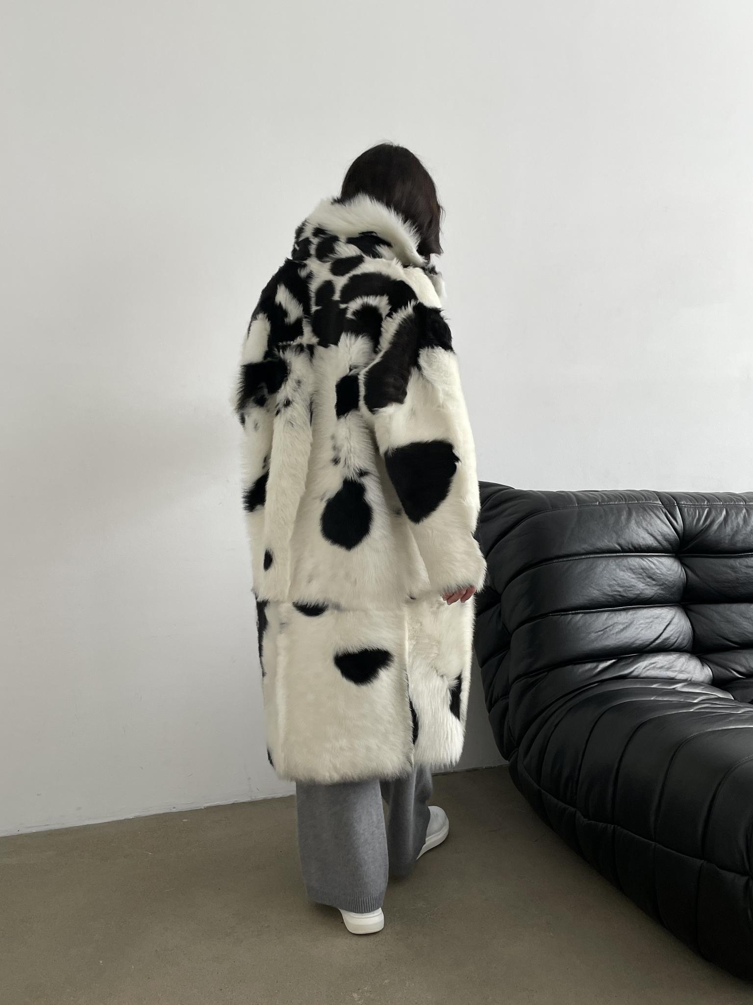 Двустороннее пальто-дубленка Toscana Cruella