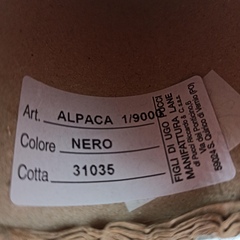 Арт Alpaca Figli Di Ugo Pucci 900м/100гр Nero 31035