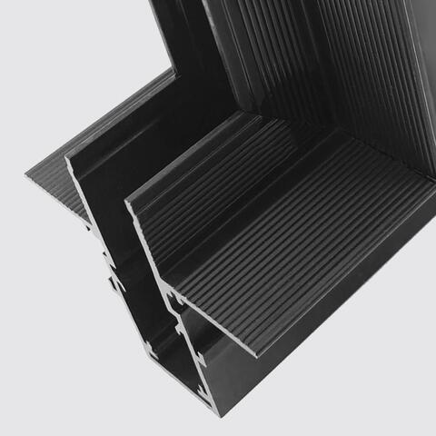 Угловой соединитель для встраиваемого магнитного шинопровода Favourite Logica 1012-CU-001