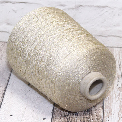 Вискоза с люрексом LINEAPIU PAILLETTE 2650 бежевый с золотом