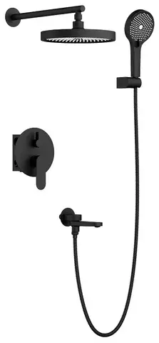 Душевая система встраеваемая BELZ B80713-7 латунь, черный