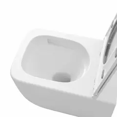 Унитаз подвесной Grossman GR-4409SQ Tornado безободковый с сиденьем микролифт 530x365x373