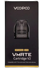 Картридж Voopoo V.Thru / Vmate V2 0.7ом, 3мл, (Кр.2) 1шт. (ЧЗ)